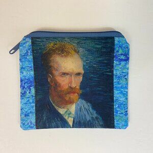 Vincent Van Gogh Coin / Cosmetic / Card / Phone Purse - New - 6.5 in. x 5.5 in.